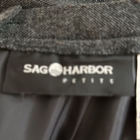 Vintage Sag Harbor long wool blend lined skirt with fringe bottom Size 10P - Picture 5 of 8